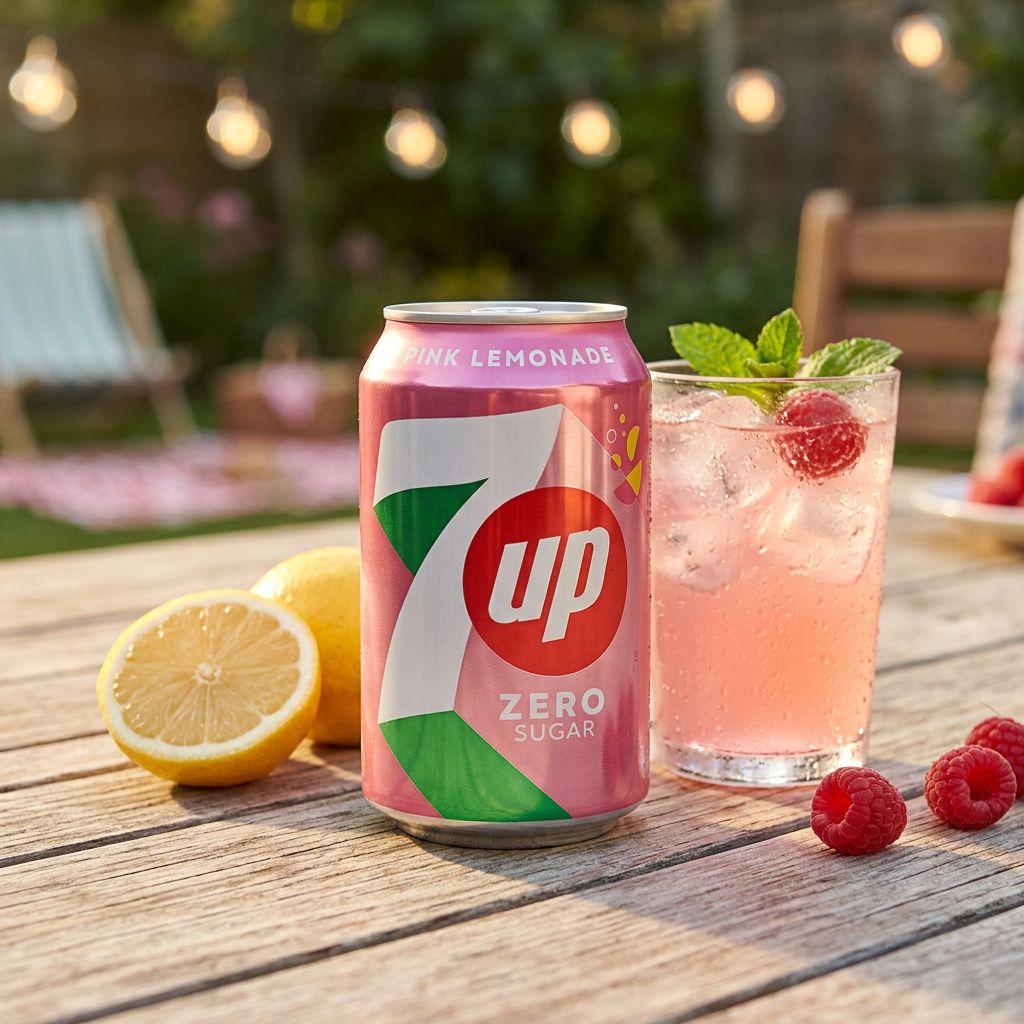 7 Up Zero Zucchero Limonata Rosa