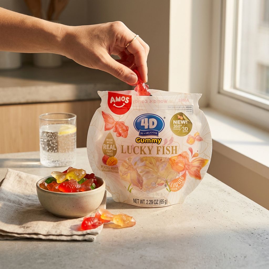 Amos 4D Gummy Pesce Fortunato