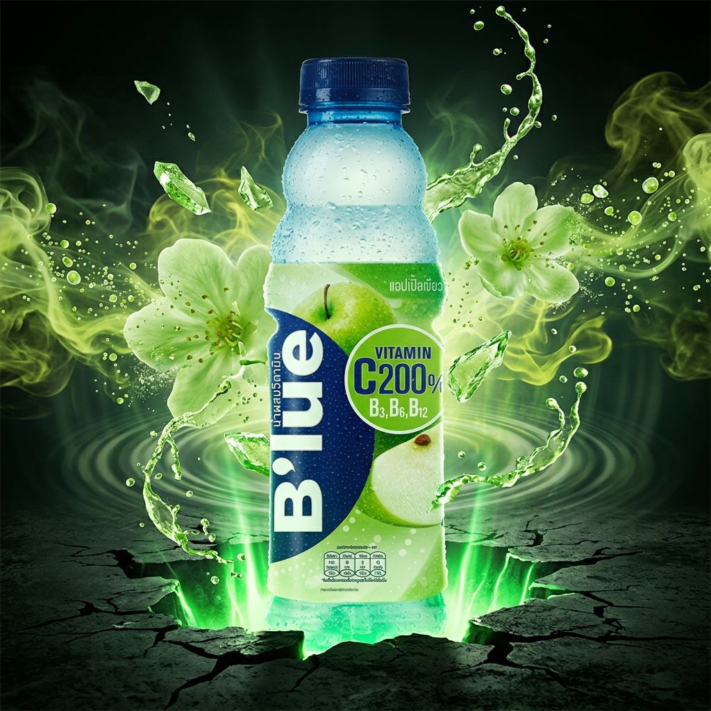 B'lue Bevande Vitaminiche Mela Verde