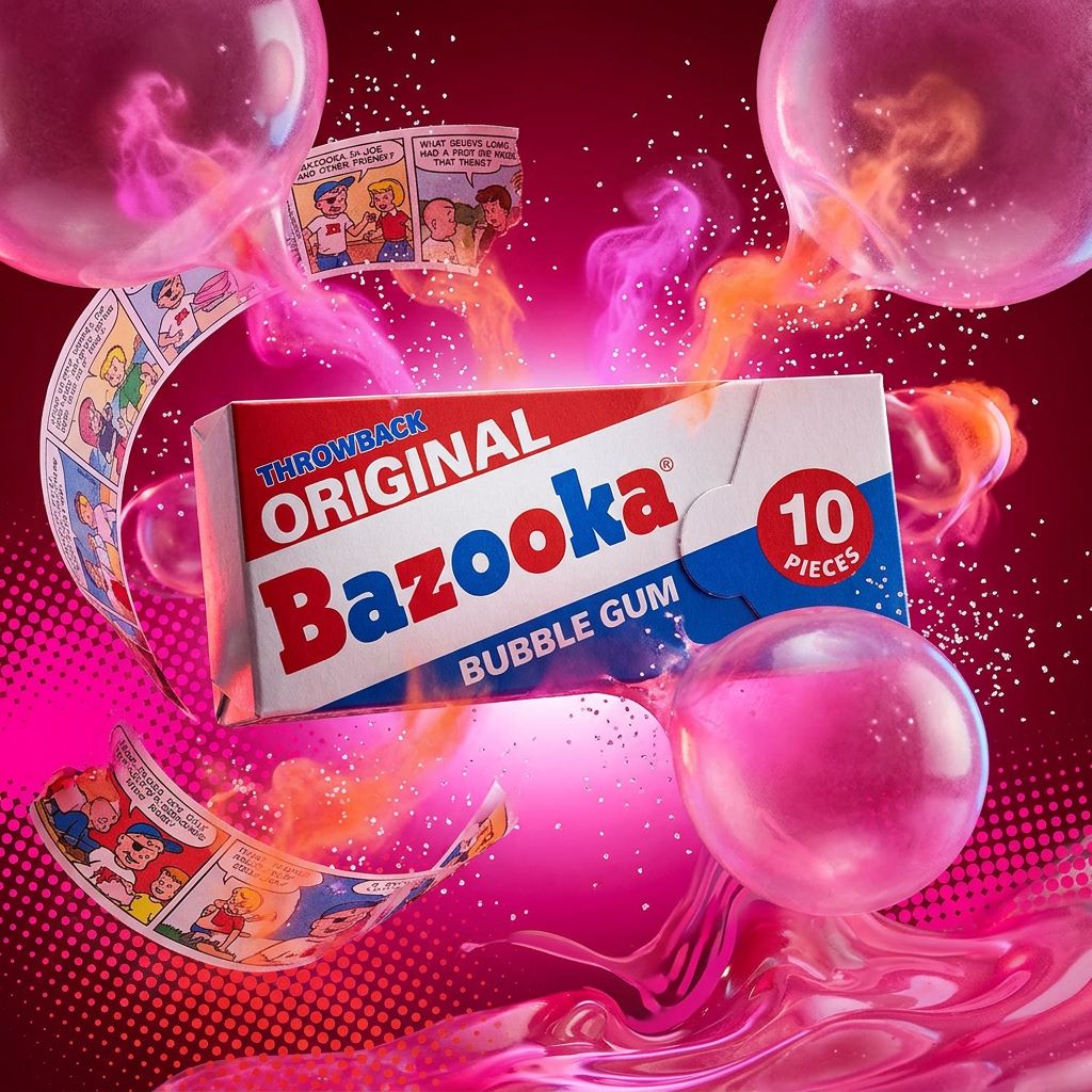 Bazooka Original Confezione Portafoglio Chewing Gum