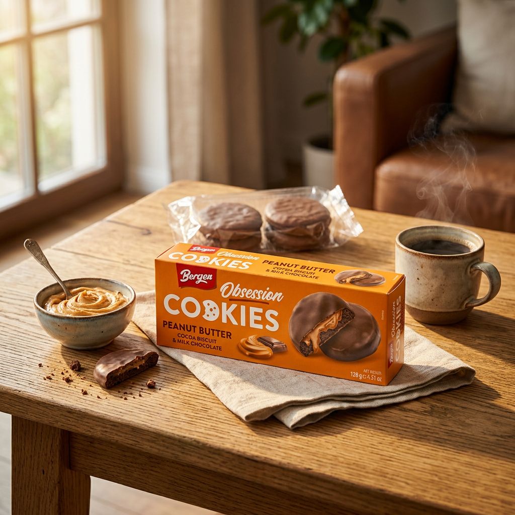 Bergen Obsession Biscotti al Burro di Arachidi e Cacao