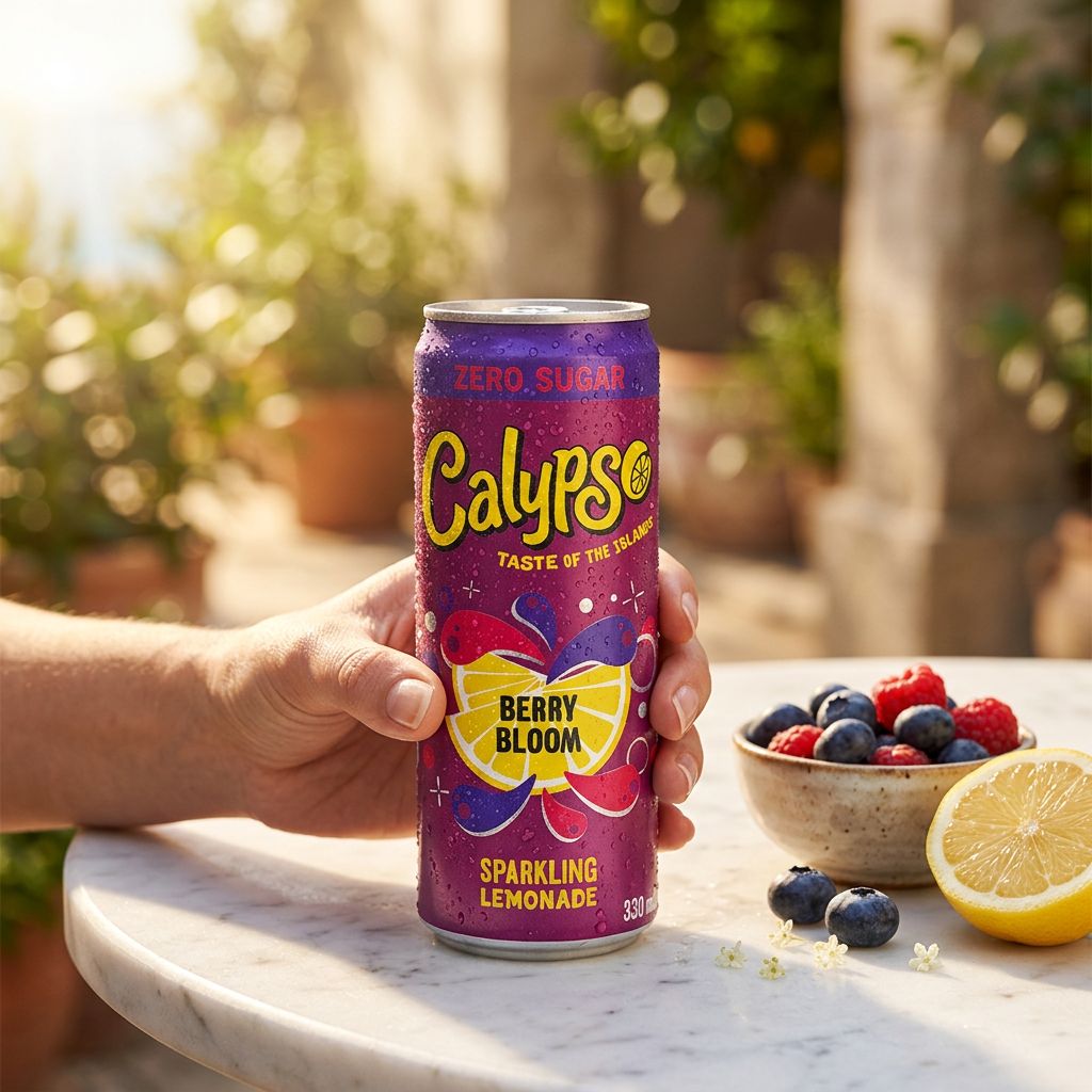 Calypso Limonata Frizzante Fioritura di Bacche Zero Zuccheri