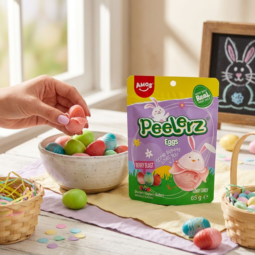 Uova Gommose Amos Peelerz Pasqua