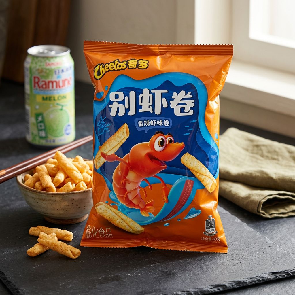 Cheetos Rotoli Piccanti al Gusto Gamberetto