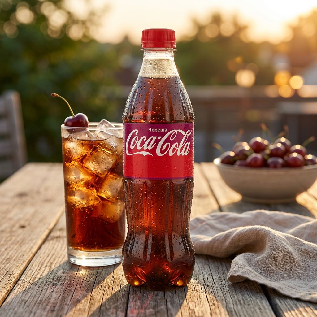 Coca Cola Bottiglia Ciliegia