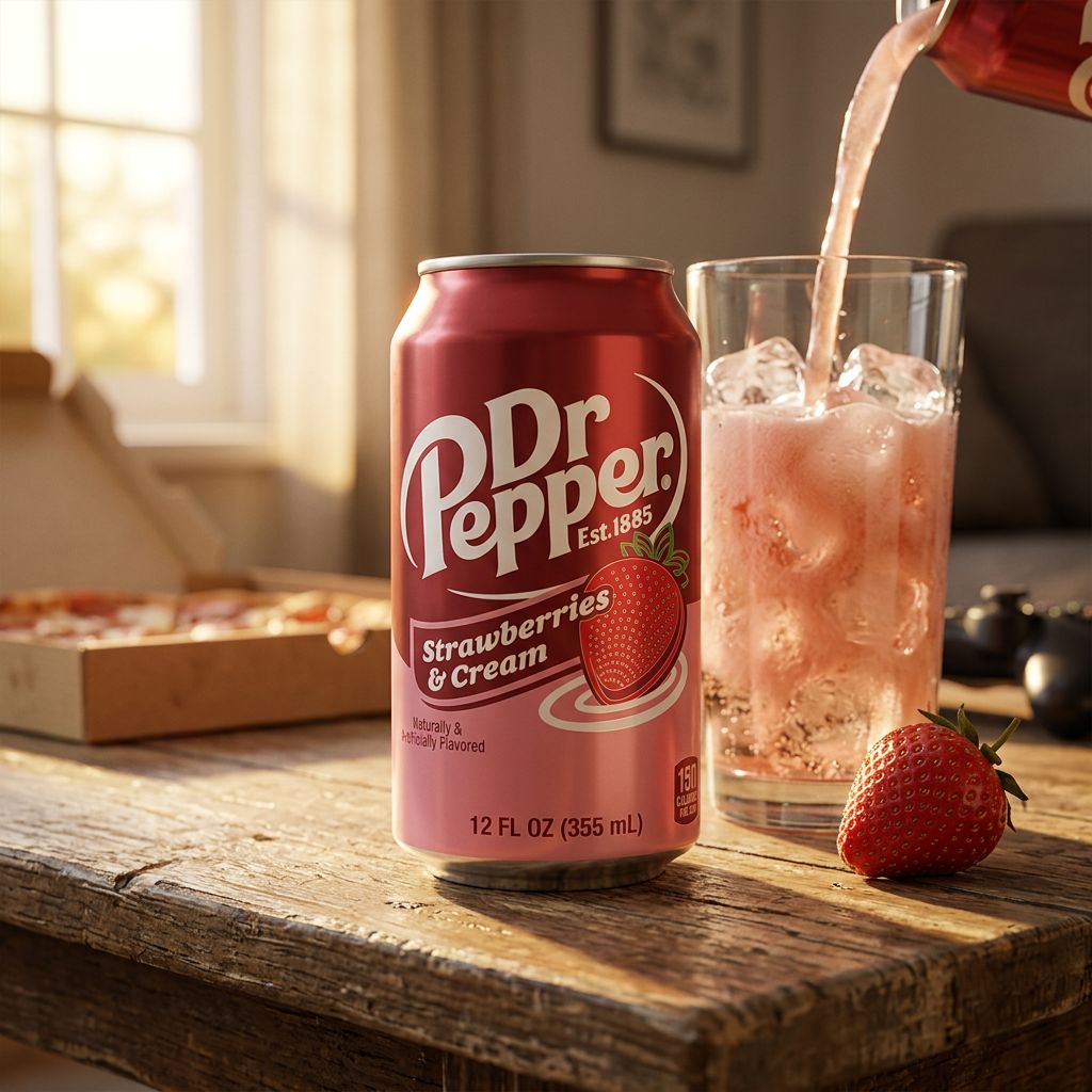 Dr Pepper Fragole & Crema