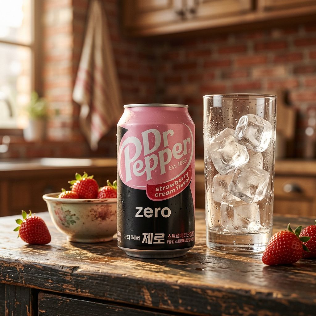 Dr Pepper Zero Gusto Fragola e Crema
