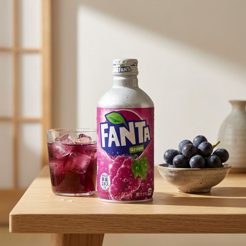 Fanta Bottiglia Giappone Uva