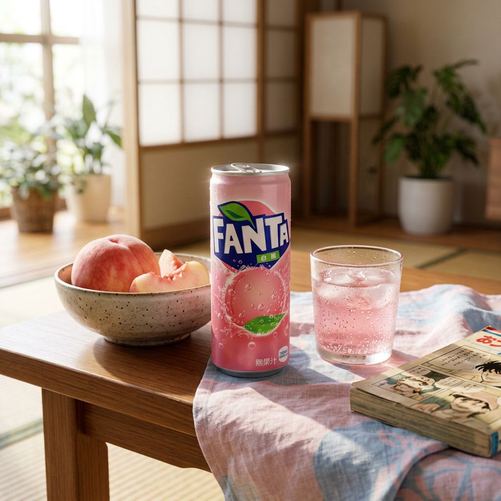 Fanta Giappone Pesca Bianca Grande