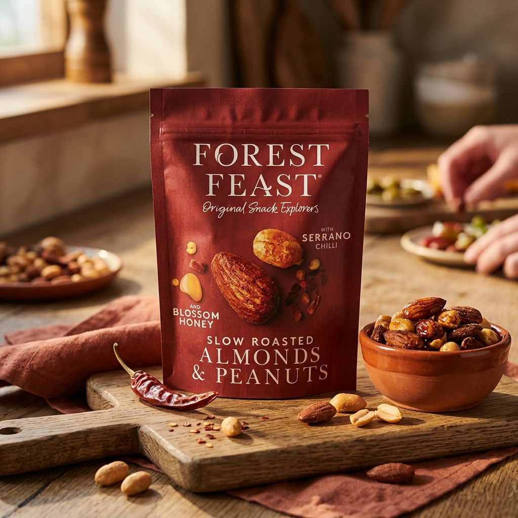 Forest Feast Mandorle & Arachidi al Miele e Peperoncino Serrano
