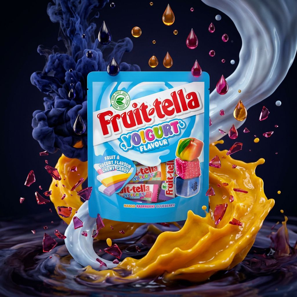 Fruit-Tella Caramelle Masticabili Gusto Yogurt