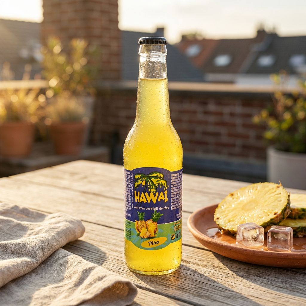 Hawaï Bottiglia di Vetro Ananas