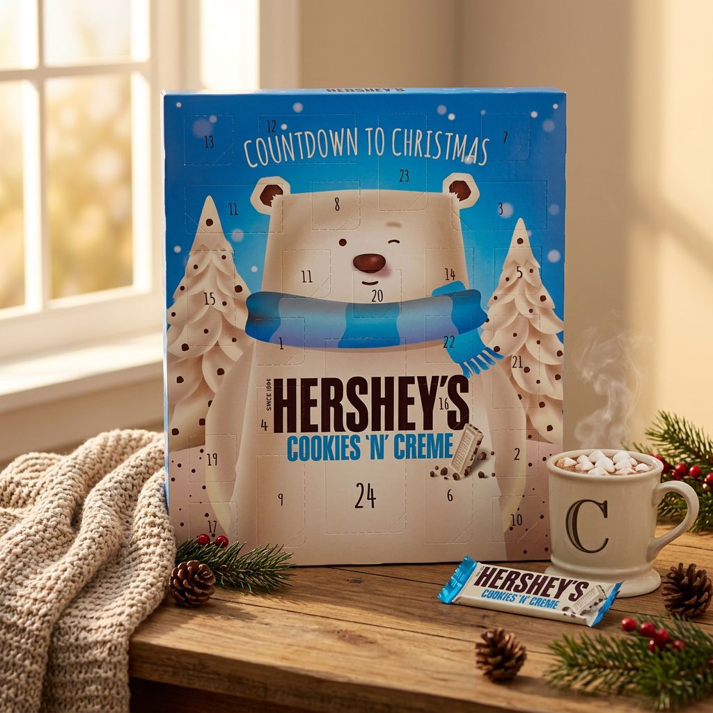 Hershey's Calendario dell'Avvento Biscotti e Crema
