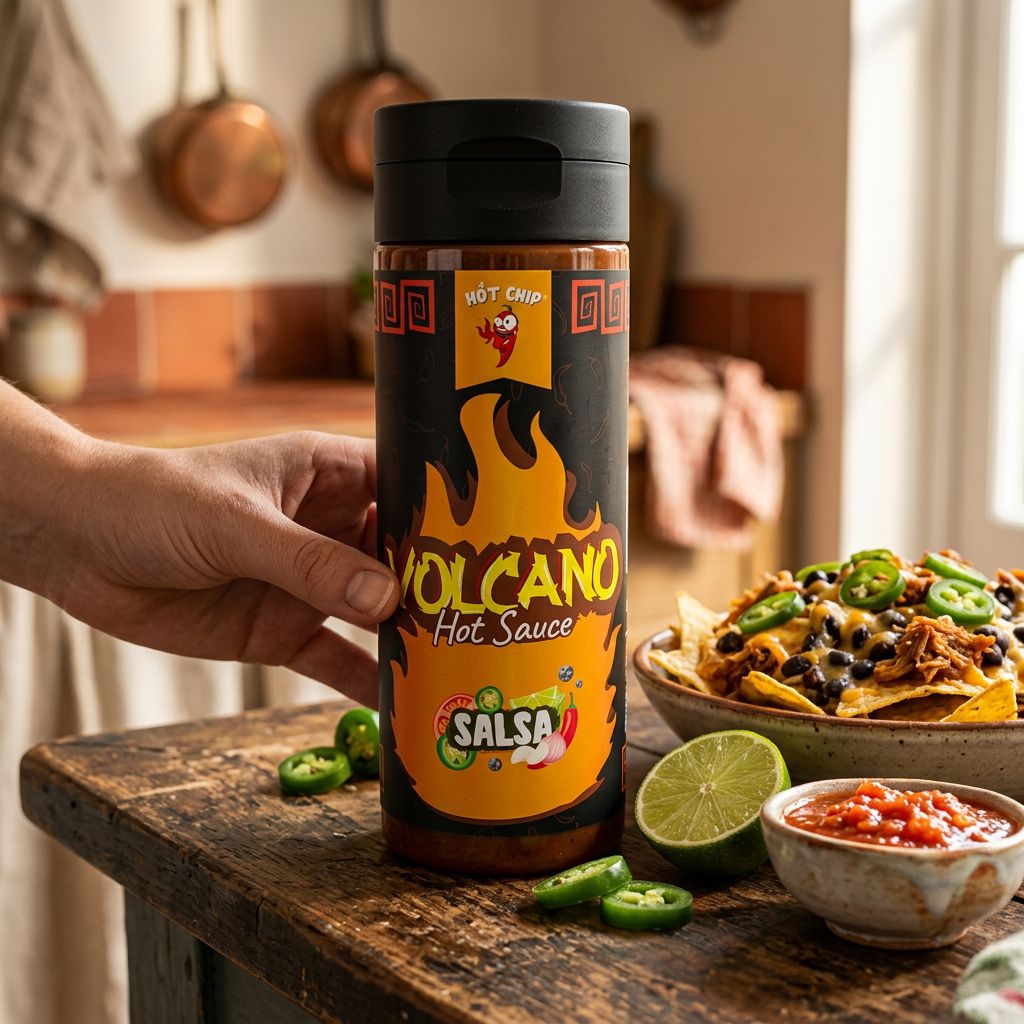 Hot Chip Volcano Salsa Hot Sauce