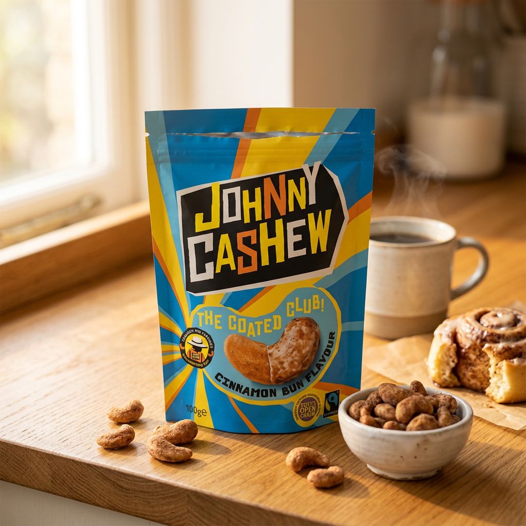 Johnny Cashew Gusto Cinnamon Bun