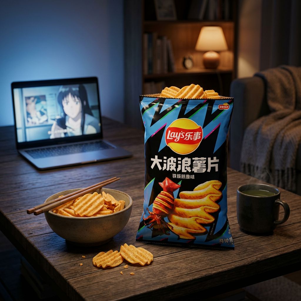 Lay's Ondulati Profondi Calamaro