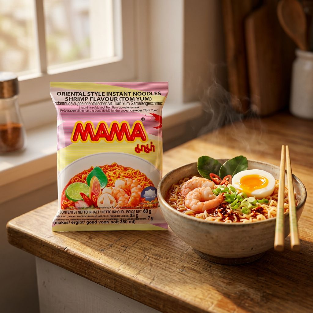 Mama Noodles Istantanei Gamberetto