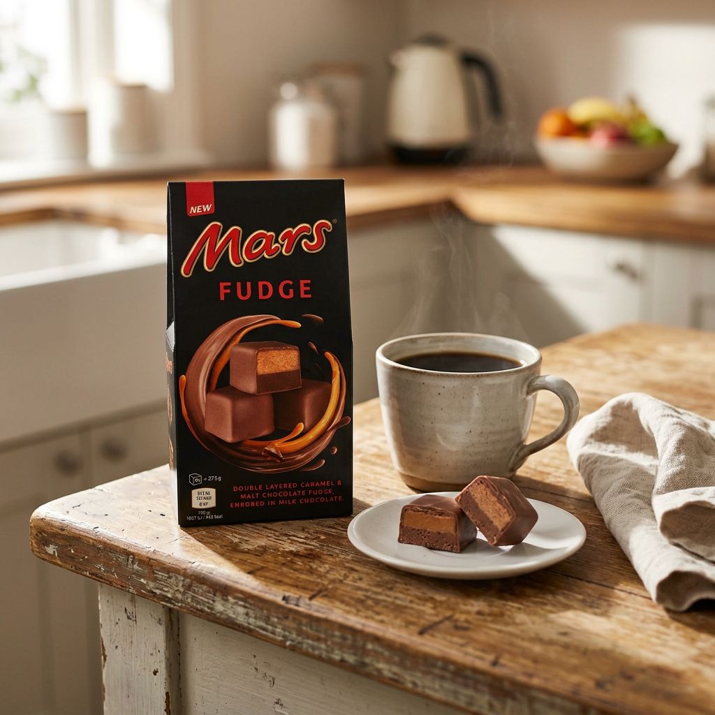 Mars Fudge Cioccolato al Latte con Doppio Strato di Caramello e Malto