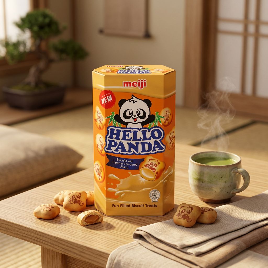 Meiji Hello Panda Caramello