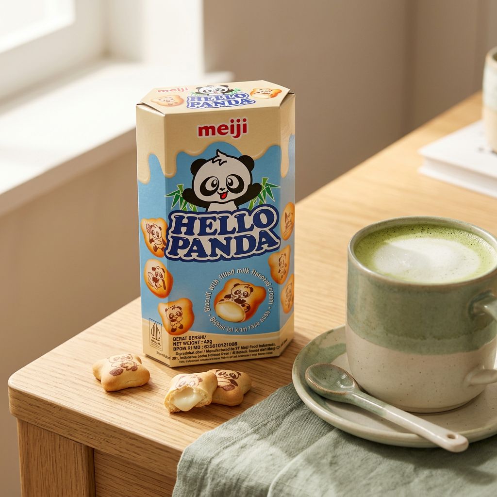 Meiji Hello Panda Latte