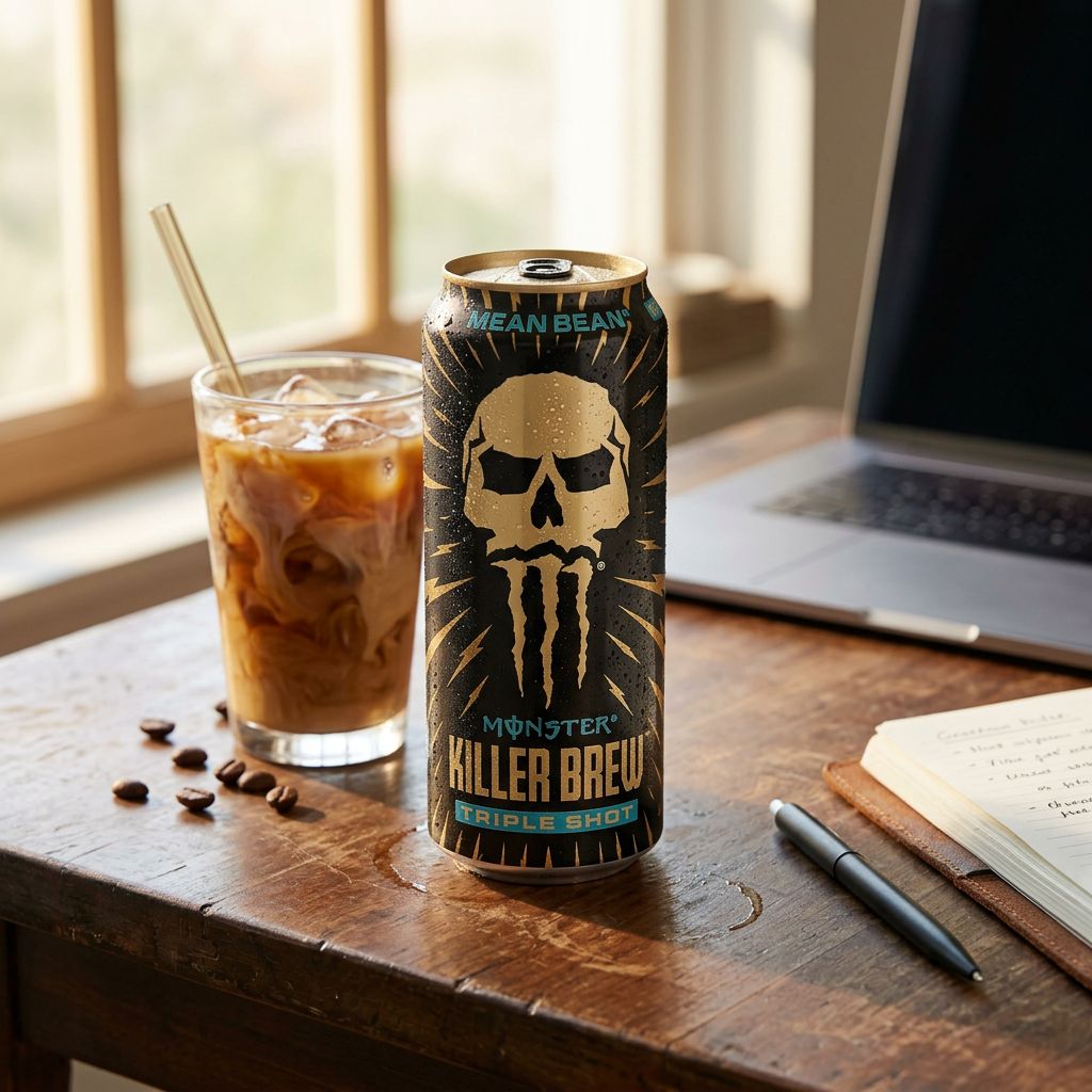 Monster Energy Java Killer Brew Mean Bean, canette café-crème 473ml importée des USA, disponible sur My American Shop