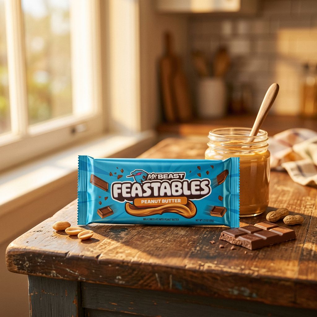 Mr Beast Feastables Cioccolato Burro di Arachidi