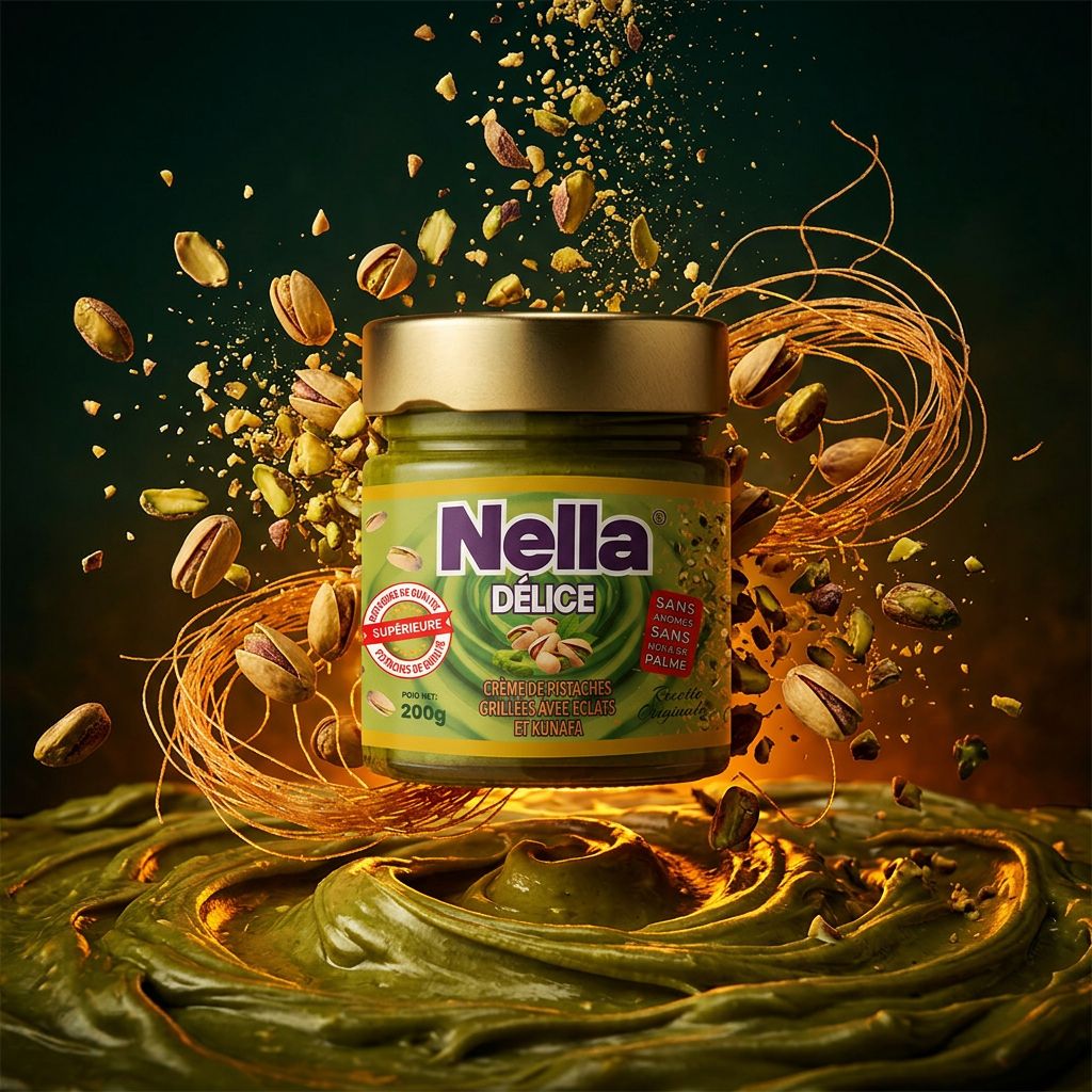 Nella Délice Crema di Pistacchio Tostato con Kadaif