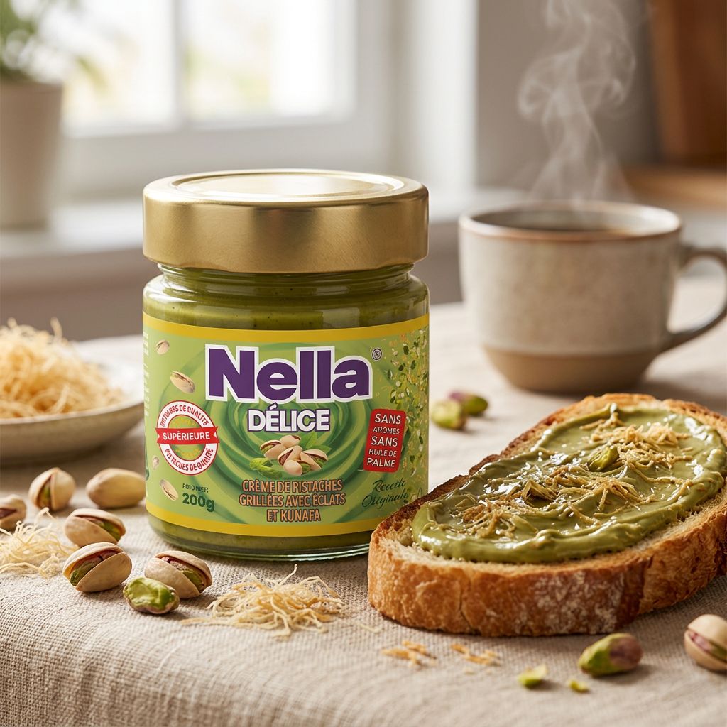 Nella Délice Crema di Pistacchio Tostato con Kadaif