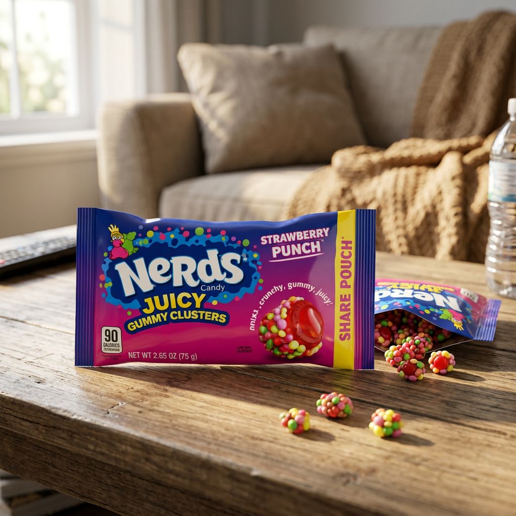 Nerds Strawberry Punch Juiced Gummy Clusters Fragola