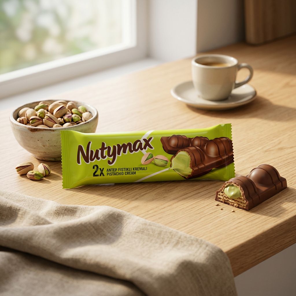Nutymax Wafer con Crema al Pistacchio