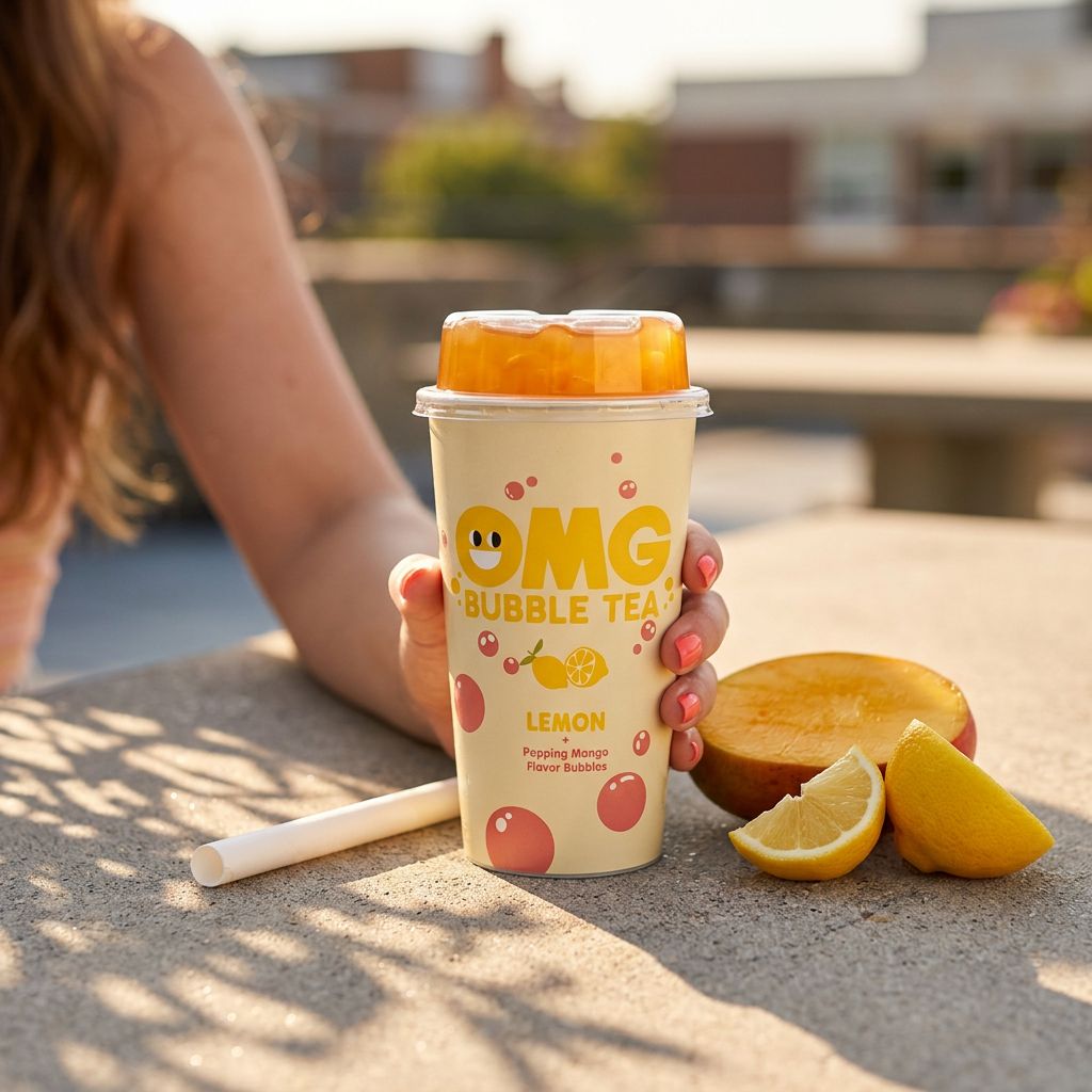 OMG Bubble Tea Limone e Mango 270ml