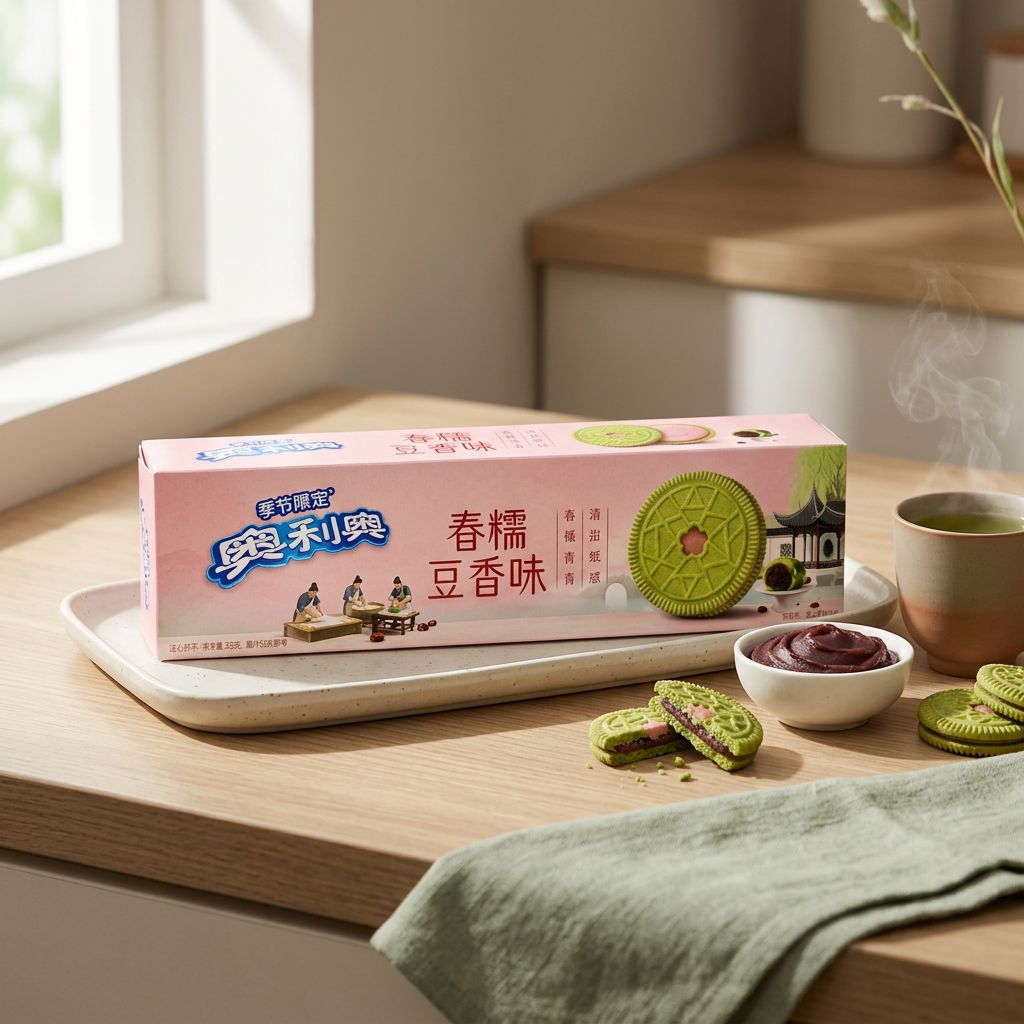Oreo Edizione Limitata Primavera Gusto Assenzio e Fagioli Rossi