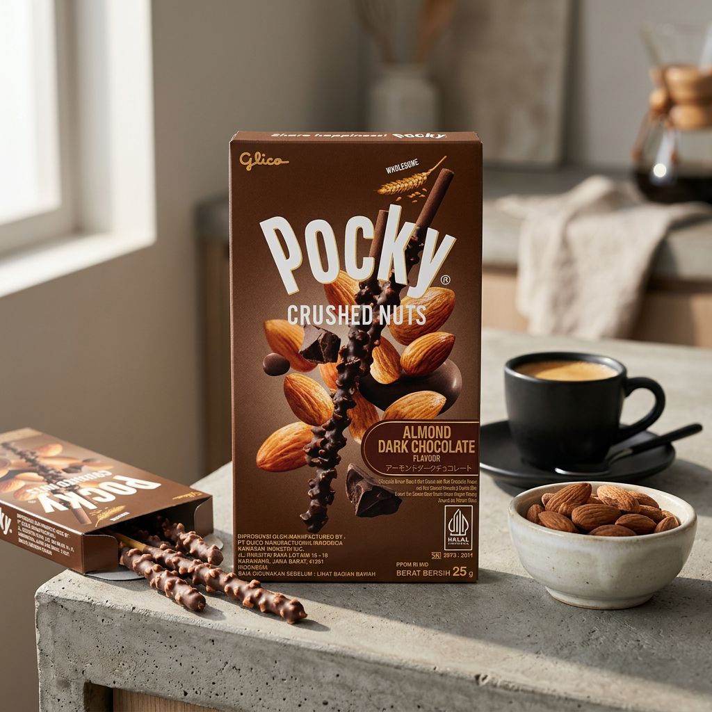 Pocky Mandorla Cioccolato Fondente