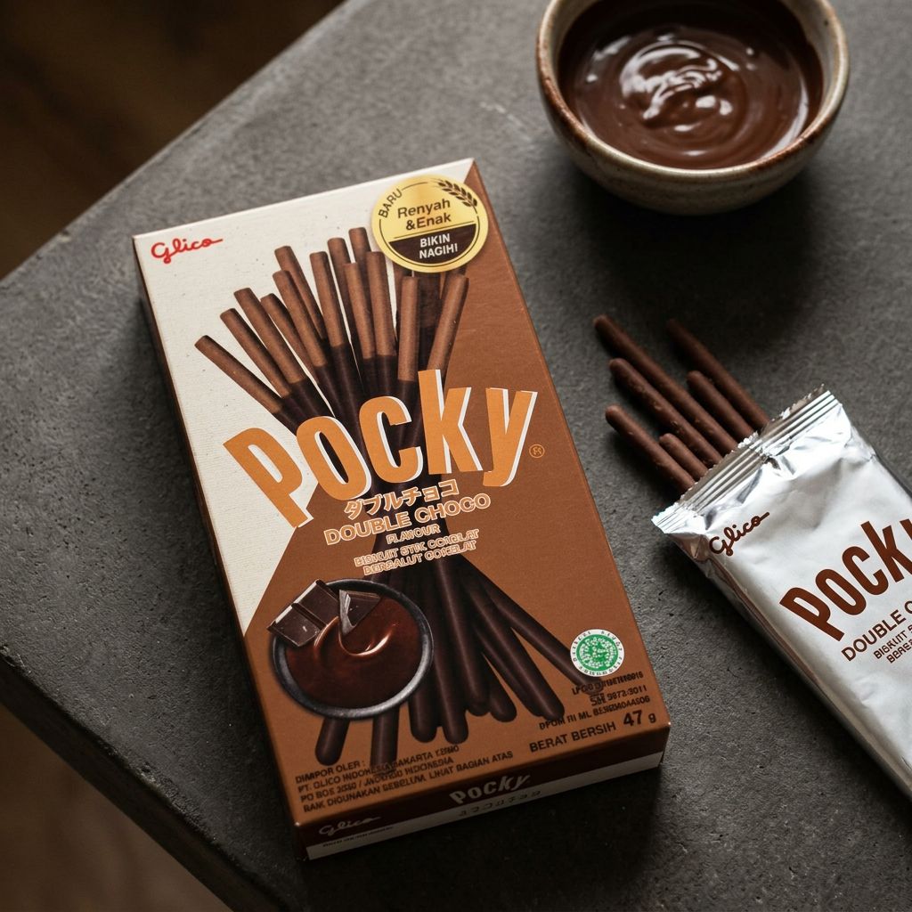 Pocky Doppio Cioccolato