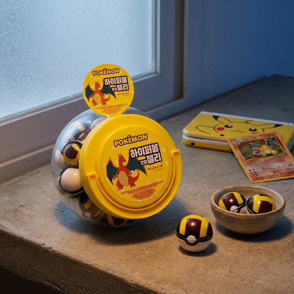 Pokemon Gelatina a Forma di Hyper Ball Gialla