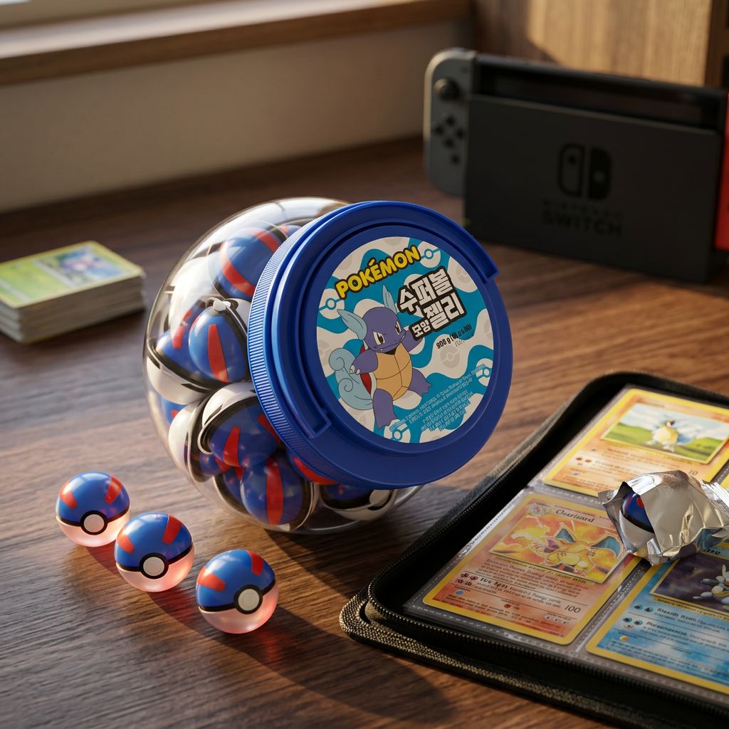 Pokemon Gelatina a Forma di Super Ball