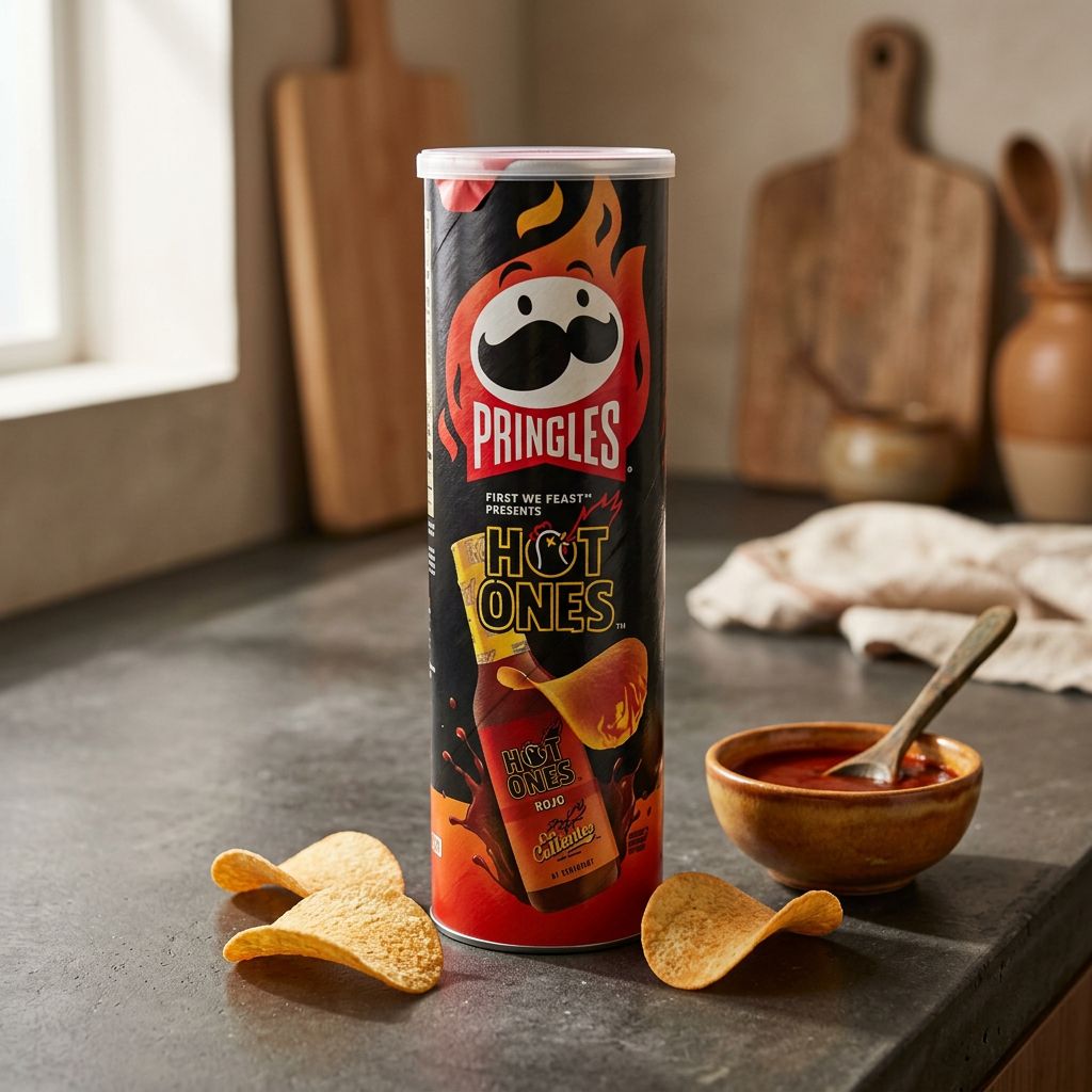 Pringles Hot Ones Rosso