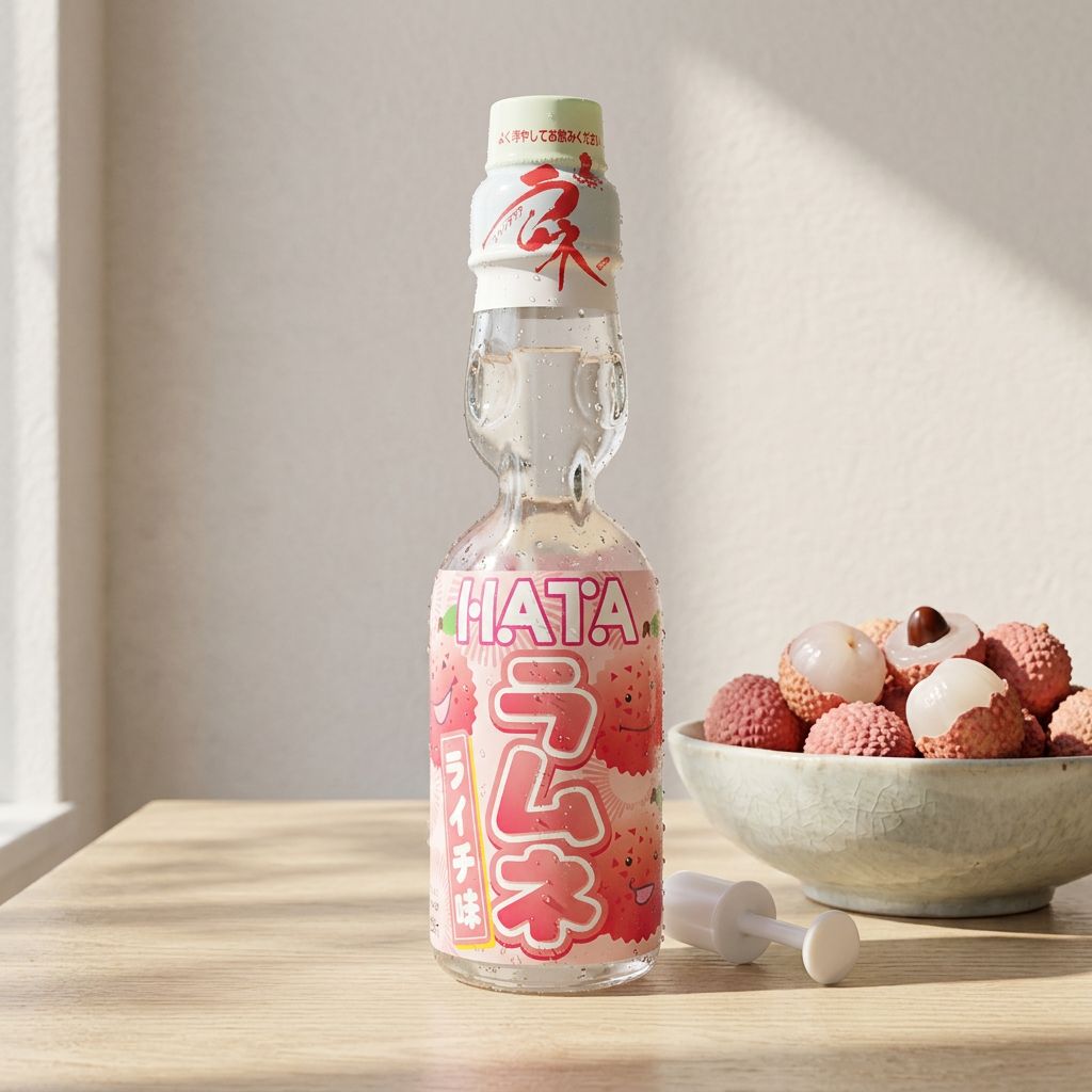 Ramune Hatakosen Soda Litchi