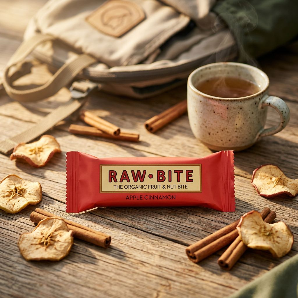 Rawbite Frutta e Noci Biologica Mela Cannella