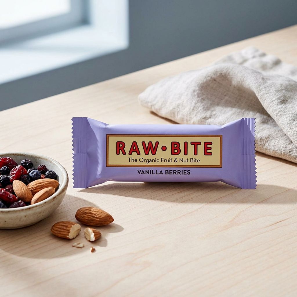 Rawbite Frutta e Noci Biologica Vaniglia Bacche