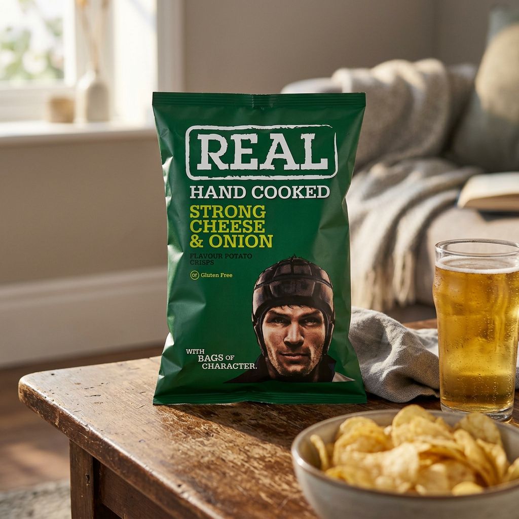 Real Crisp Formaggio Forte e Cipolle
