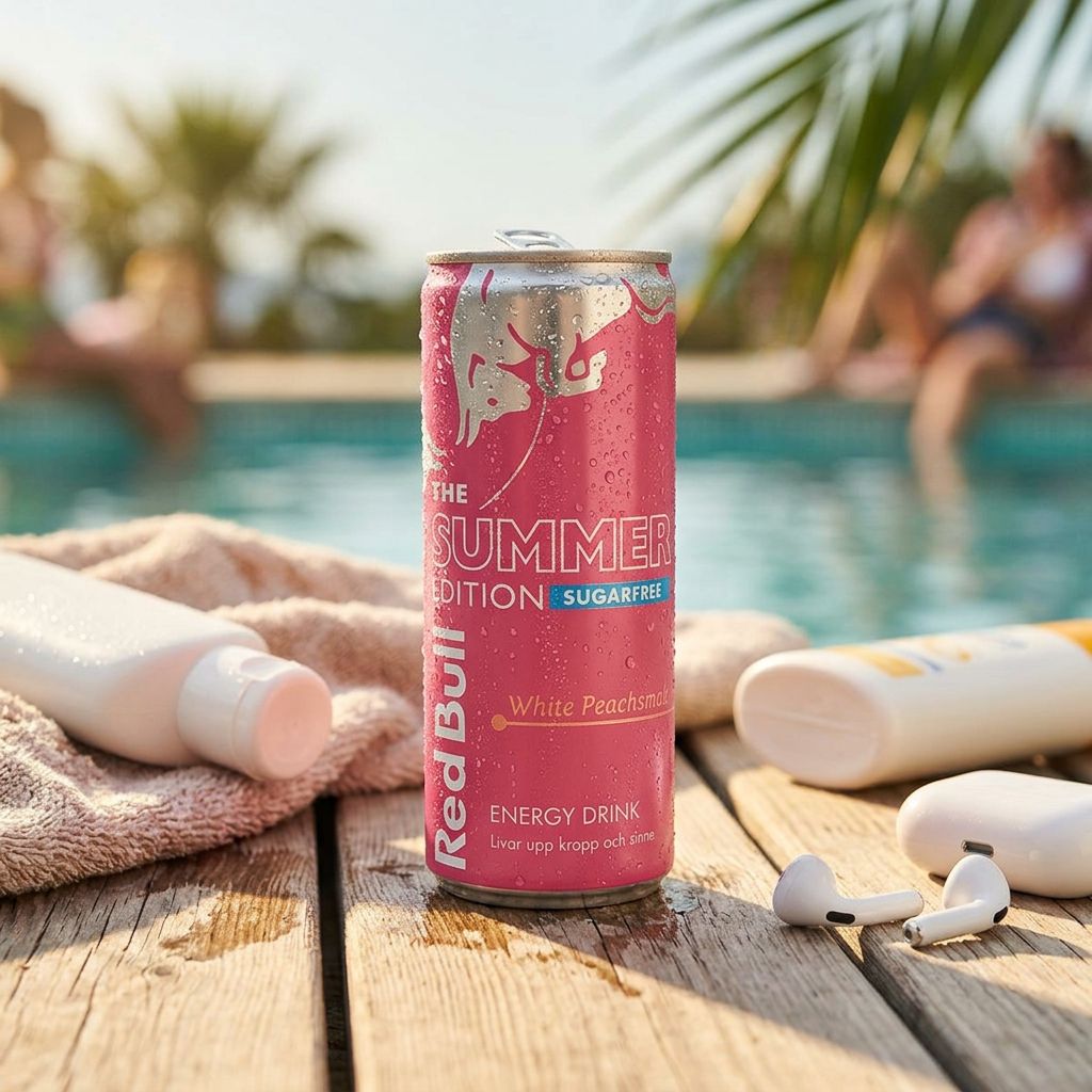 Red Bull Energy Drink Edizione Estiva Pesca Bianca Senza Zucchero