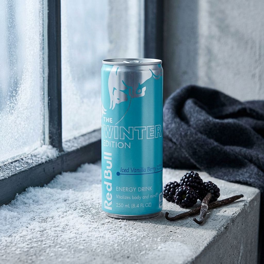 Red Bull Energy Drink Winter Edition Iced Vanilla Berry