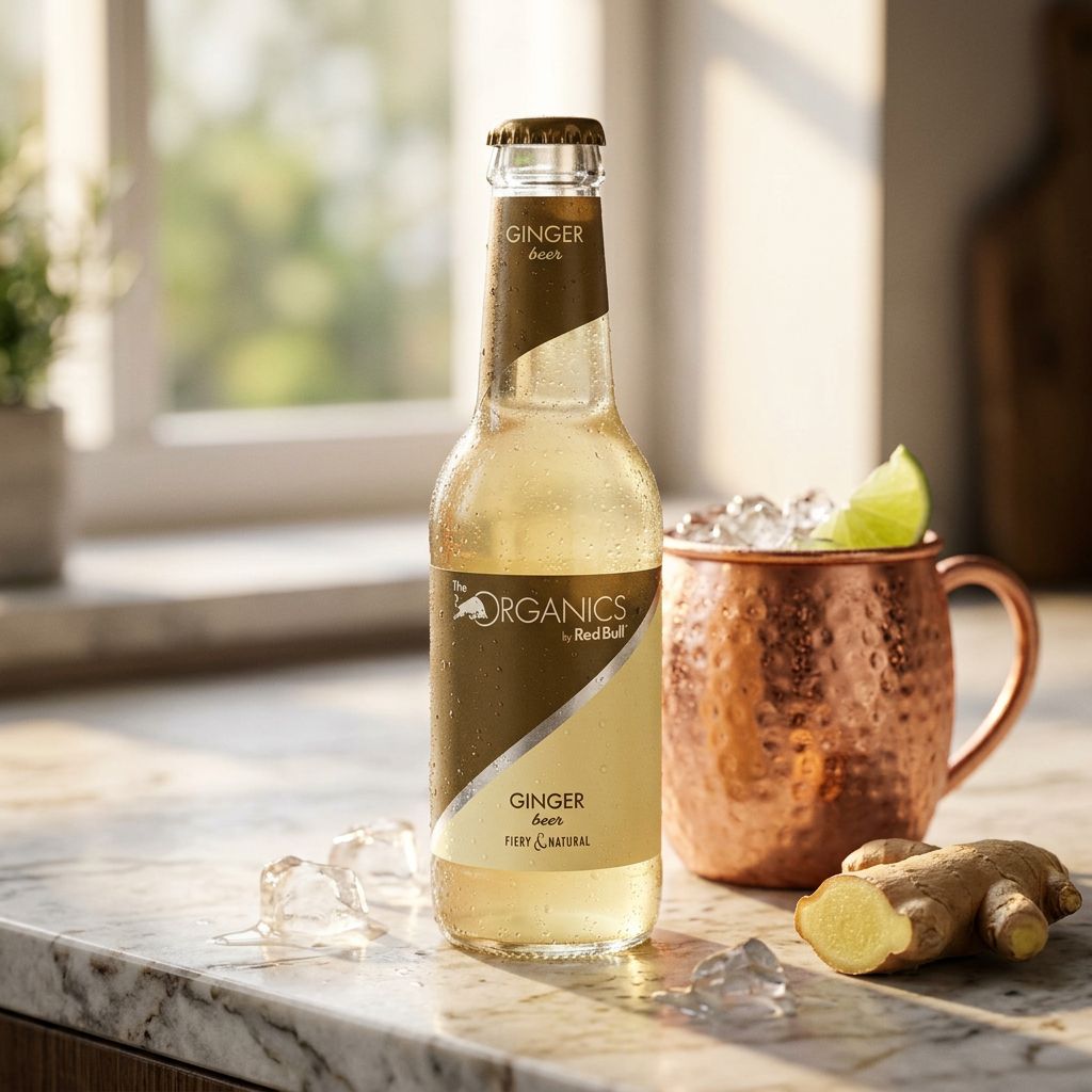 Red Bull Organics Bottiglia Ginger Beer