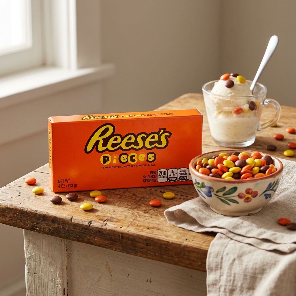 Reese's Pieces Guscio Croccante al Burro di Arachidi Scatola