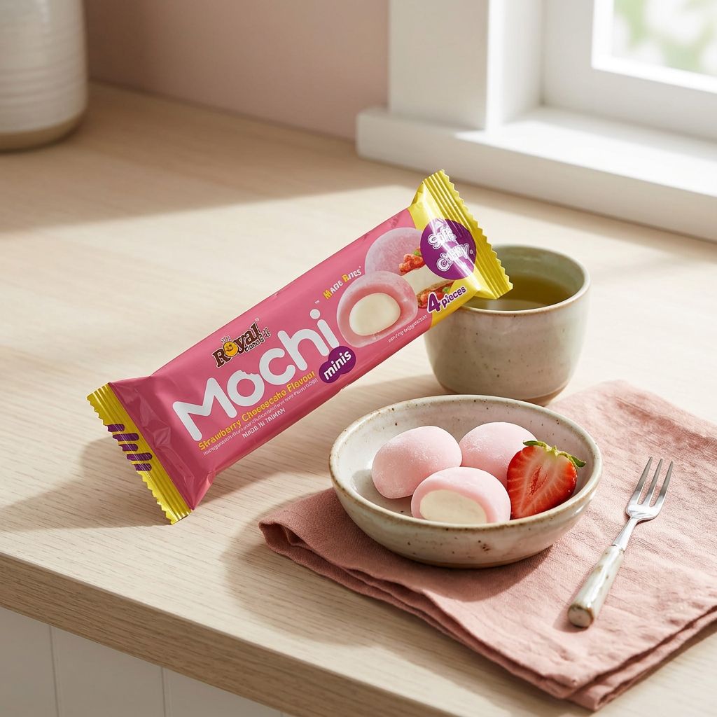 Royal Family Mochi Mini Cheesecake alla Fragola