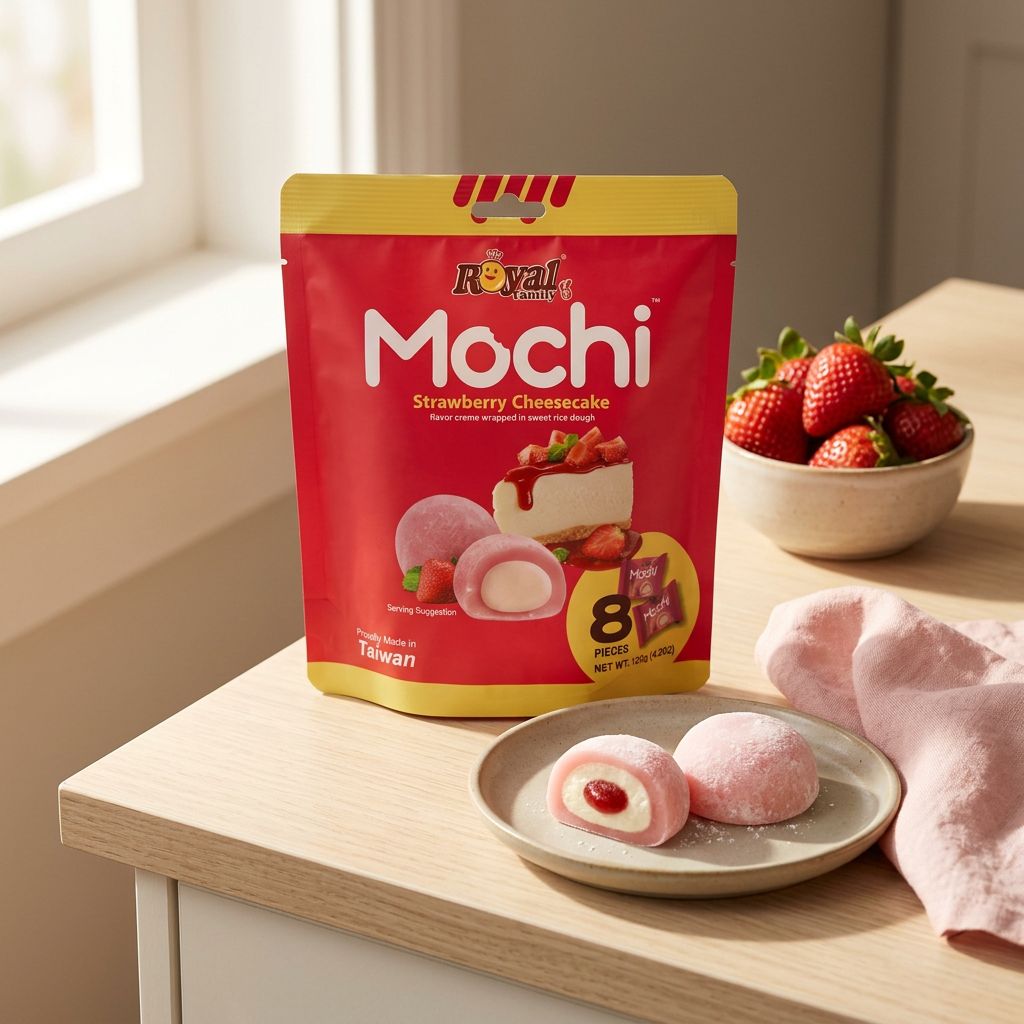 Royal Family Mochi Piccolo Cheesecake Fragola