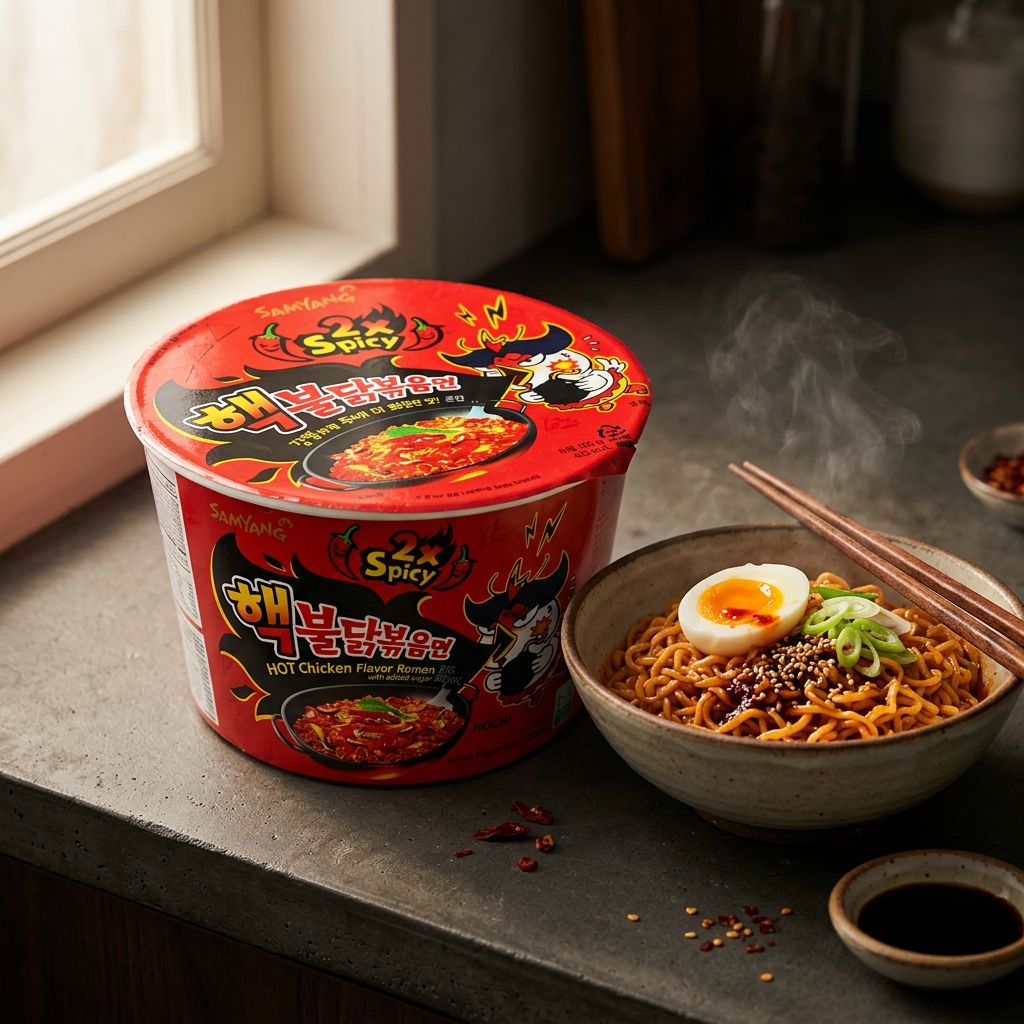 Samyang Ramen Ciotola Pollo Piccante 2x Piccante