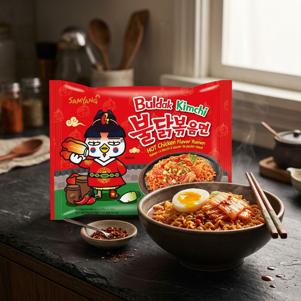 Samyang Ramen Kimchi di Pollo Piccante
