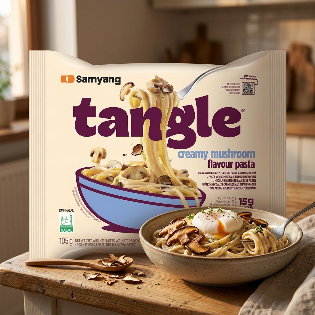 Samyang Tangle Pasta Crema ai Funghi